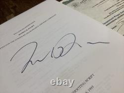 ROMEO + JULIET Original Hand Signed LEONARDO DICAPRIO Movie Script Signature coa
