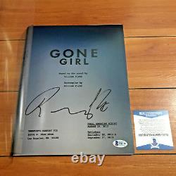 ROSAMUND PIKE SIGNED GONE GIRL FULL 117 PAGE MOVIE SCRIPT with BECKETT BAS COA