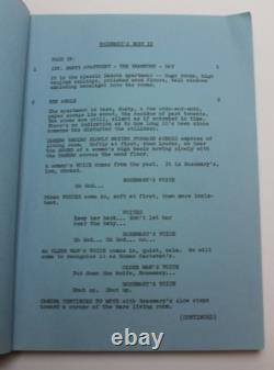 ROSEMARY'S BABY II / Anthony Wilson 1976 TV Movie Script Screenplay, HORROR film