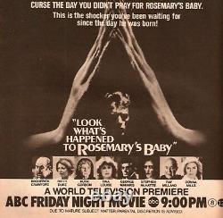 ROSEMARY'S BABY II / Anthony Wilson 1976 TV Movie Script Screenplay, HORROR film