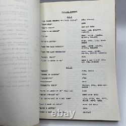 ROZA 1987 Original Script From 10 Day Failed Broadway Musical Dir Harold Prince