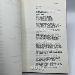 ROZA 1987 Original Script From 10 Day Failed Broadway Musical Dir Harold Prince