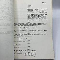 ROZA 1987 Original Script From 10 Day Failed Broadway Musical Dir Harold Prince