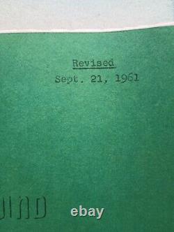 RUNAWAY GIRL (1961) Original Movie Script / Lili St. Cyr / Jock Mahoney