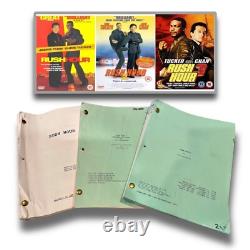RUSH HOUR 1, 2 and 3 Original scripts Movie Prop Jackie Chan Chris Tucker