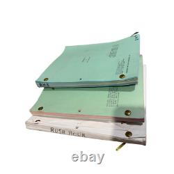 RUSH HOUR 1, 2 and 3 Original scripts Movie Prop Jackie Chan Chris Tucker