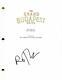Ralph Fiennes Signed Autograph Grand Budapest Hotel Movie Script Wes Anderson