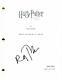 Ralph Fiennes Signed Autograph Harry Potter And The Goblet Of Fire Movie Script