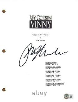 Ralph Macchio MY COUSIN VINNY Autograph Signed Movie Script Screenplay Beckett