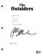 Ralph Macchio Signed Autograph The Outsiders Movie Script Screenplay Beckett Coa