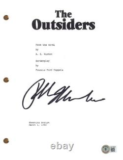 Ralph Macchio Signed Autograph The Outsiders Movie Script Screenplay Beckett COA