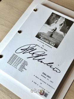 Ralph Macchio Signed'the Karate Kid' Full Movie Screenplay Script Beckett Coa