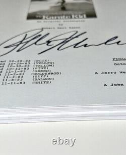 Ralph Macchio Signed'the Karate Kid' Full Movie Screenplay Script Beckett Coa