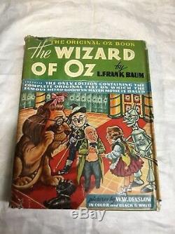 Rare! 1903-1939 1st Edition Movie Version The Original Oz Book The Wizard Of Oz