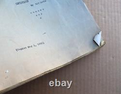 Rare 1931 Original Movie Script Heaven On Earth By Russell Mack Robert Keith