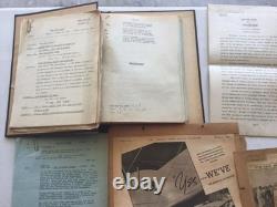 Rare 1938 Men with Wings Collection Movie Script Planes & Pilots Info Articles