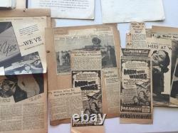 Rare 1938 Men with Wings Collection Movie Script Planes & Pilots Info Articles