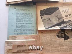 Rare 1938 Men with Wings Collection Movie Script Planes & Pilots Info Articles