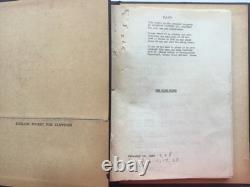 Rare 1938 Men with Wings Collection Movie Script Planes & Pilots Info Articles