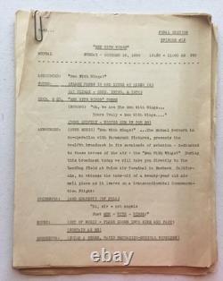 Rare 1938 Men with Wings Collection Movie Script Planes & Pilots Info Articles