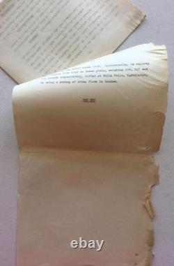 Rare 1938 Men with Wings Collection Movie Script Planes & Pilots Info Articles