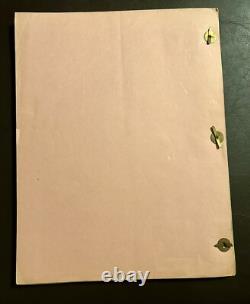 Rare 1944 Mademoiselle Fifi Original Movie Script