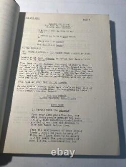 Rare 1960's Not For Love Movie Script, Melvin L. Gold, Virginia McManus