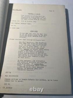 Rare 1960's Not For Love Movie Script, Melvin L. Gold, Virginia McManus