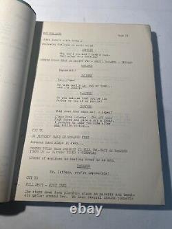 Rare 1960's Not For Love Movie Script, Melvin L. Gold, Virginia McManus