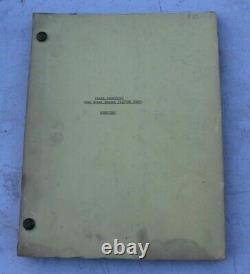 Rare 1980 Shock Treatment Movie Shooting Script Rocky Horror Picture Show Script