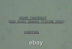 Rare 1980 Shock Treatment Movie Shooting Script Rocky Horror Picture Show Script