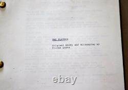 Rare 1986 Oliver Stone The Platoon Movie Script Screenplay Orion Pictures