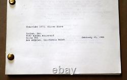 Rare 1986 Oliver Stone The Platoon Movie Script Screenplay Orion Pictures