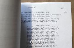 Rare 1986 Oliver Stone The Platoon Movie Script Screenplay Orion Pictures