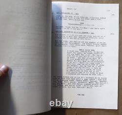 Rare 1986 Oliver Stone The Platoon Movie Script Screenplay Orion Pictures