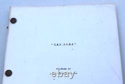 Rare 1987 The Dome By John Vincent Curtis Original Movie Script First Draft