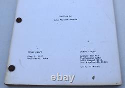 Rare 1987 The Dome By John Vincent Curtis Original Movie Script First Draft