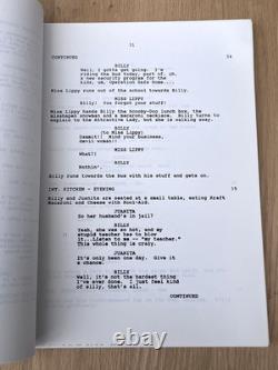 Rare 1994 Billy Madison Original Movie Script Adam Sandler Tim Herily 90s