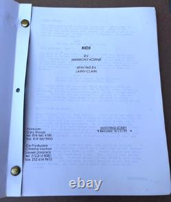Rare 1994 Kids by Harmony Korine Original Movie Shooting Script Larry Clark