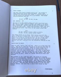 Rare 1994 Kids by Harmony Korine Original Movie Shooting Script Larry Clark