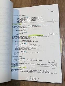 Rare 2001 A Sound Of Thunder Movie Script 2nd Draft Oppenheimer & Donnelly