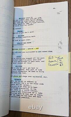 Rare 2001 A Sound Of Thunder Movie Script 2nd Draft Oppenheimer & Donnelly