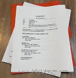 Rare 2001 A Sound Of Thunder Movie Script 2nd Draft Oppenheimer & Donnelly