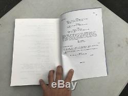 Rare ER Original Movie Script 1994 Complete! ER Movie Series By Michael Crichton