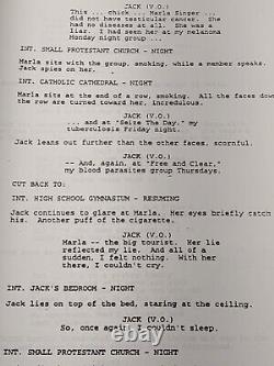 Rare Fight Club Jim Uhls Movie Screenplay Script 1998 Brad Pitt Ed Norton Leto