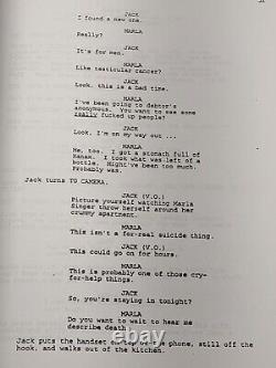 Rare Fight Club Jim Uhls Movie Screenplay Script 1998 Brad Pitt Ed Norton Leto