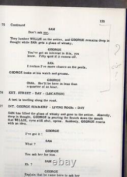 Rare Original 1961 Producer's British Comedy Film Bound Script Over The Odds