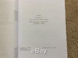 Rare & Original 1968 Steve McQueen Autographed Bullitt Movie Shooting Script