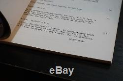 Rare Original Film Script E. T. The Extraterrestrial Spielberg Boy's Life