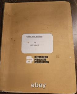 Rare Original Movie ScriptEscape From Tomorrow by Art Wallace, UNPRODUCED